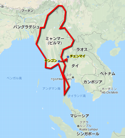 先生の国の地図